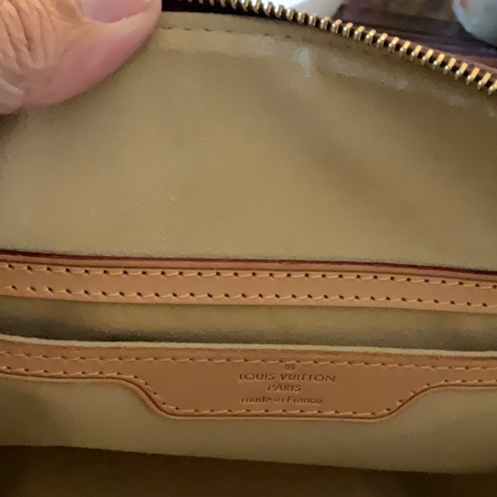 Louis Vuitton Brown Monogram Satchel with Tan Trim - Picture 6 of 16